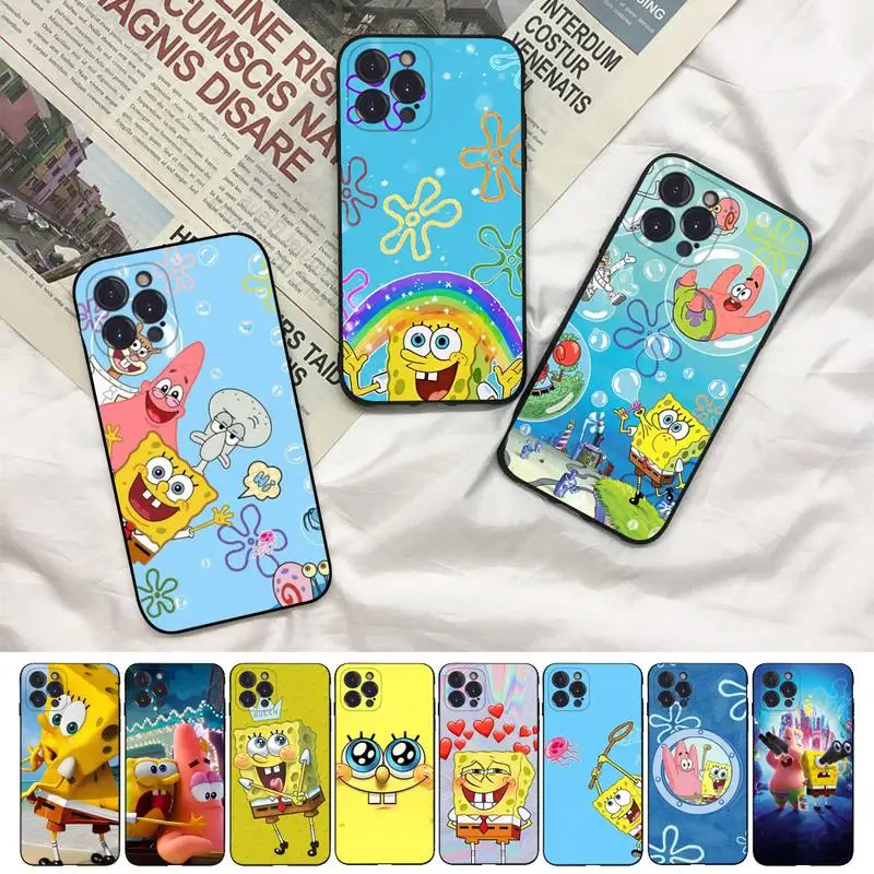 

SSponge-e Best Friend Phone Case For iPhone 8 7 6 6S Plus X SE 2020 XR XS 14 11 12 13 Mini Pro Max Mobile Case