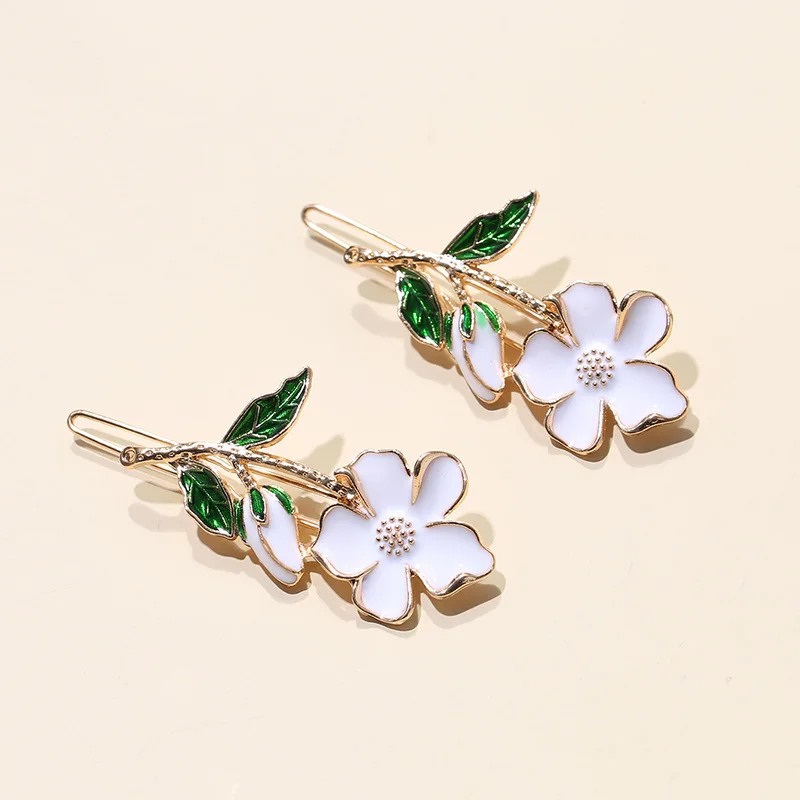 2 шт. заколка для волос в виде цветов гардении