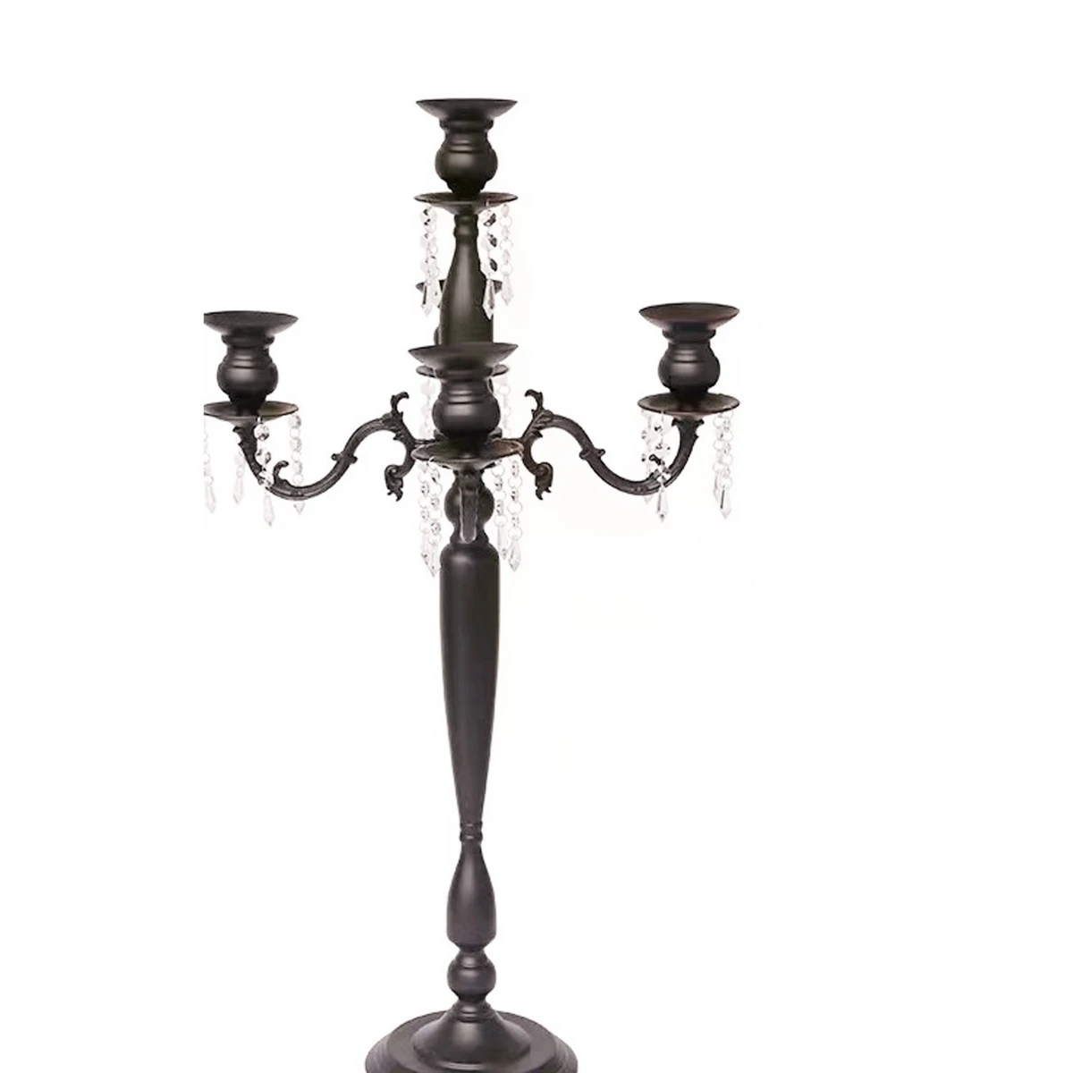 S For Wedding Candelabra 5 Arm Candle Stand For Wedding Party Table Centerpieces