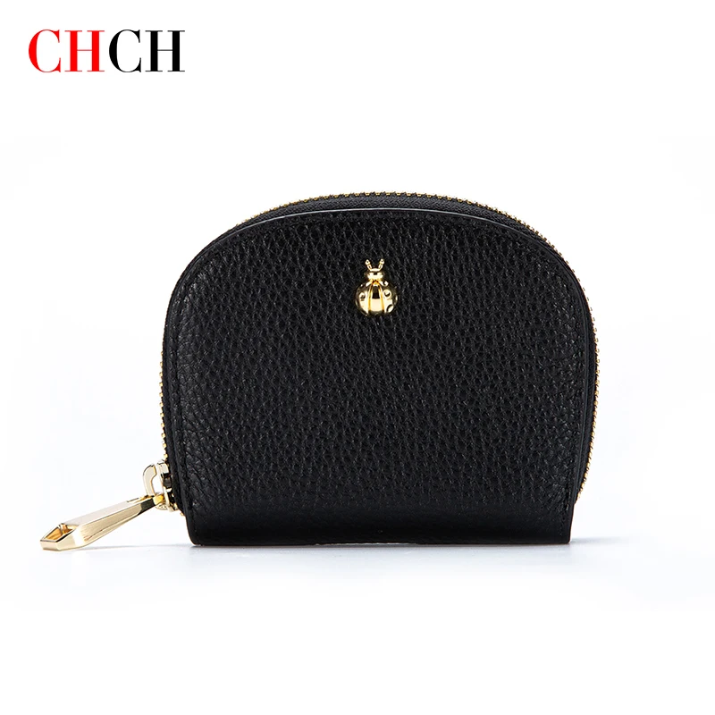 CHCH Fashion Slim Minimalist Wallet Credit Card Holder Luxury Leather ID Card Holder Color Bank Multi Slot Card