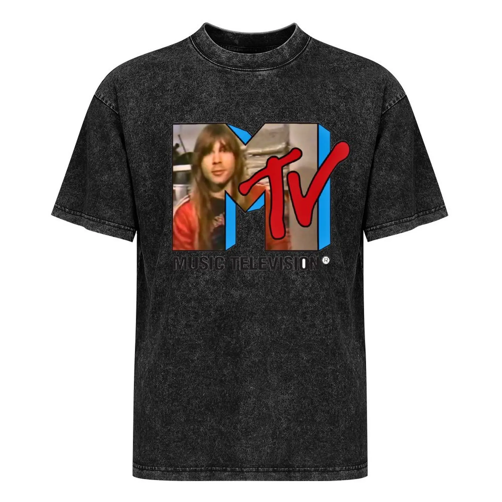 Футболка Брюса Дикинсона MTV хлопок мужская