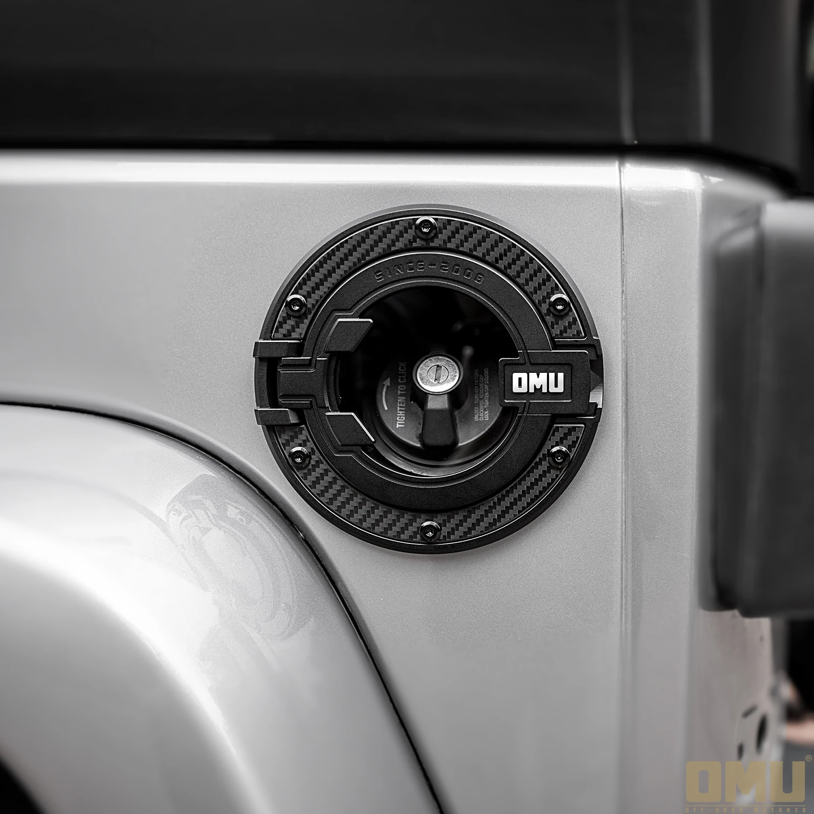 

Крышка топливного бака OMU 4x4 из алюминия, прозрачная, в стиле космической капсулы, для Jeep Wrangler JK JKU / JL JLU 2007-2025