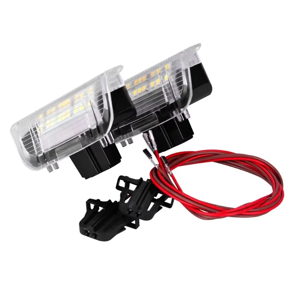 Для Golf 5 6 7 7.5 T-ROC CC Passat Jetta Tiguan Variant Phidnon Scirocco Touran Автосигнальная лампа 2 шт. 12 В светодиодный автомобильный дверной светильник