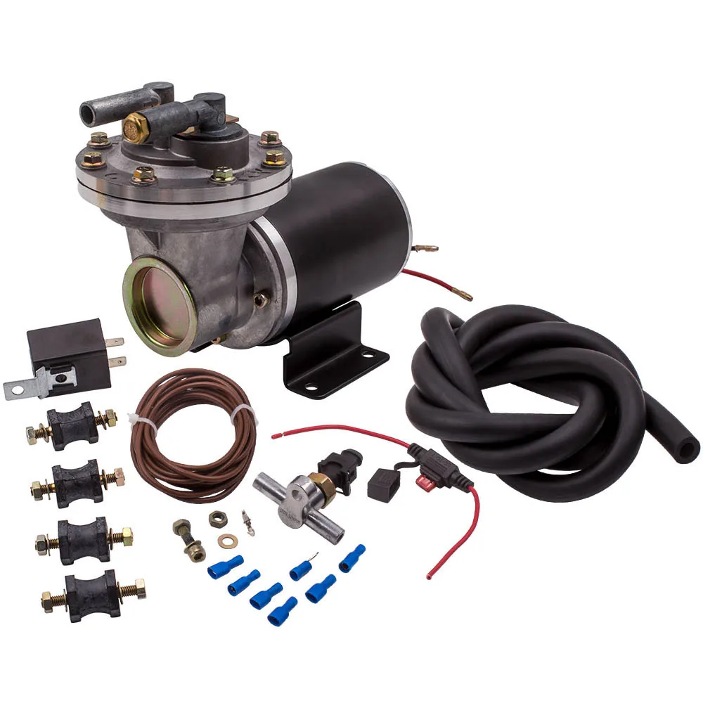 

New Electrical Vacuum Pump W/relay For Brake Booster 12 Volt Pump 18" ~22"