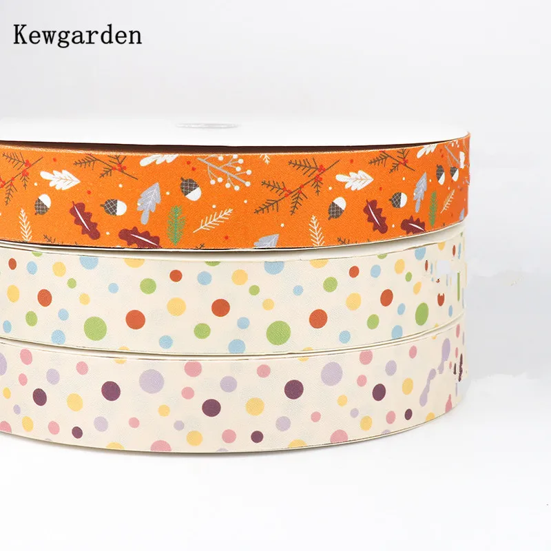 

Kewgarden Dot Fabric Ribbons 1.5" 38mm DIY Bows Hair Accessories Handmade Tape Carfts Make Materials Gift Packing 5 meters