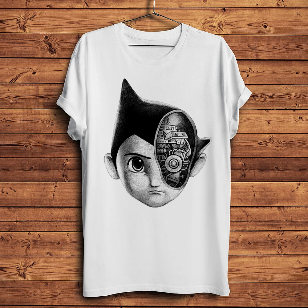 

Anatomy of Mighty Atom Astro Funny Anime Tshirt Men Summer White Cotton Casual Short T-shirt Unisex Astroboy Streetwear Tee
