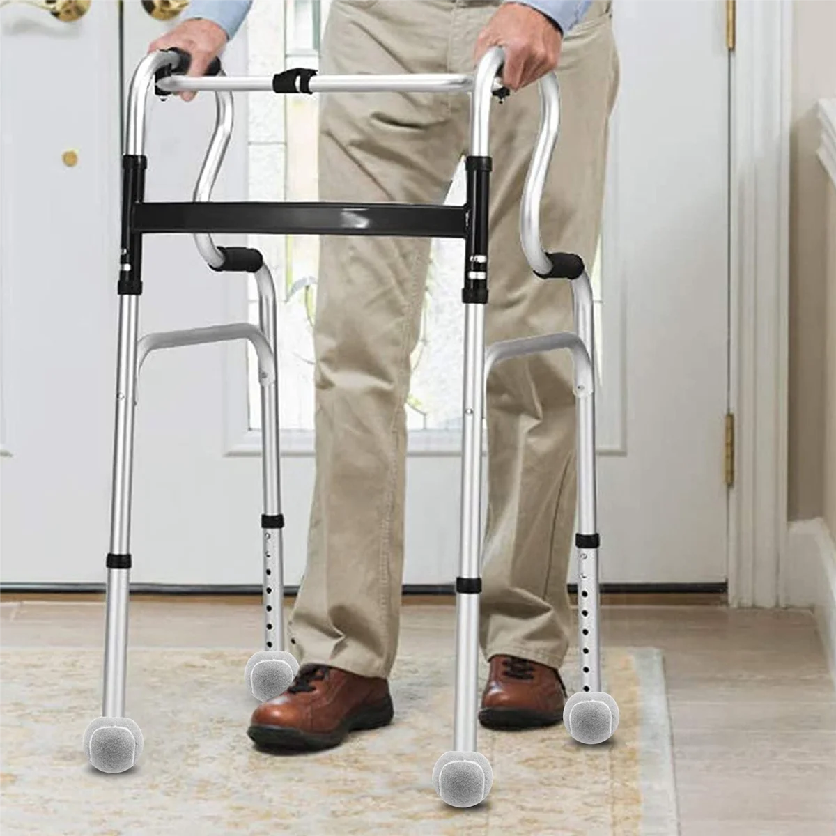 2 шт. предварительно вырезанный теннисный мяч Walker для ножек мебели и защиты пола