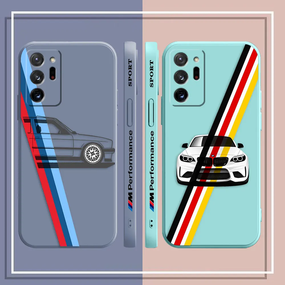 Case For Samsung Galaxy A90 A80 A70 A60 A50 A40 A30 Note 20 Pro Plus Lite Ultra 4G 5G Case  The Blue Sky And White Clouds B-BMW