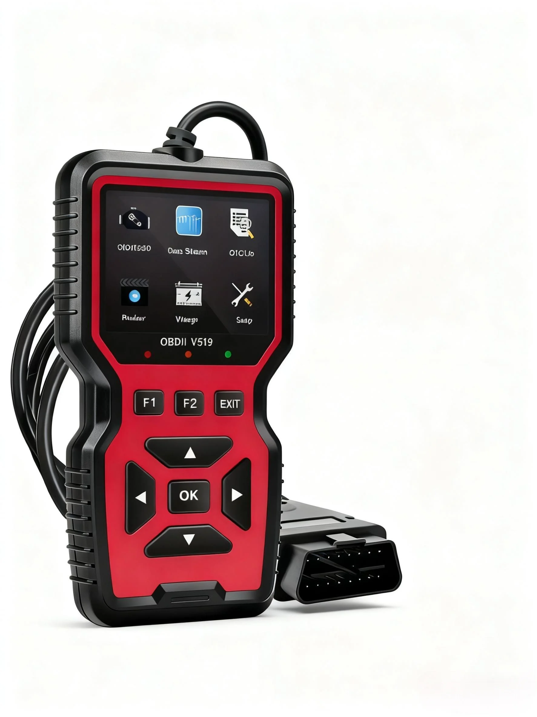 

Профессиональный Диагностический Сканер OBD2 2026 V519 С Отображением Данных В Реальном Времени, Питание От USB