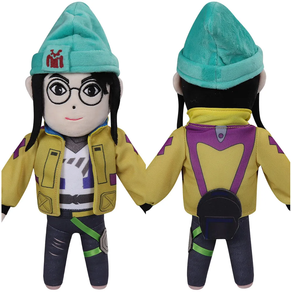 Плюшевые игрушки для косплея Valorant Kiljoy Мультяшные мягкие куклы талисманы детей