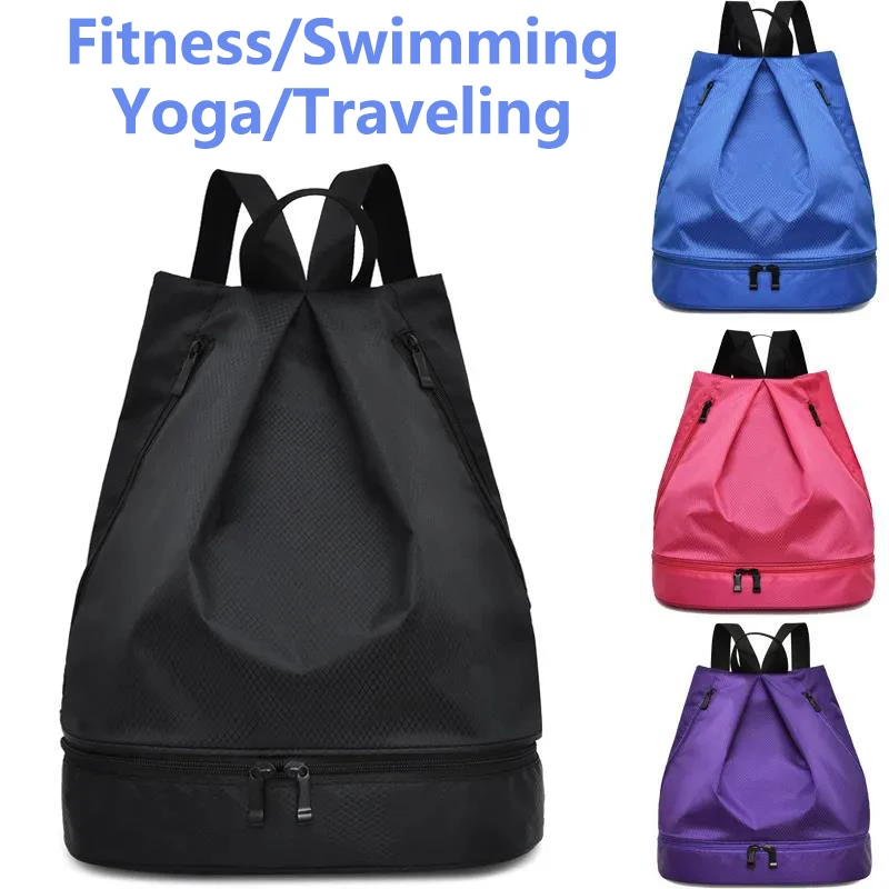 

Large Capacity Gym Bags Men Women Sports Backpack Portable Fitness Travel Should Bag Outdoor Swimming Training Yoga Duffle Bags