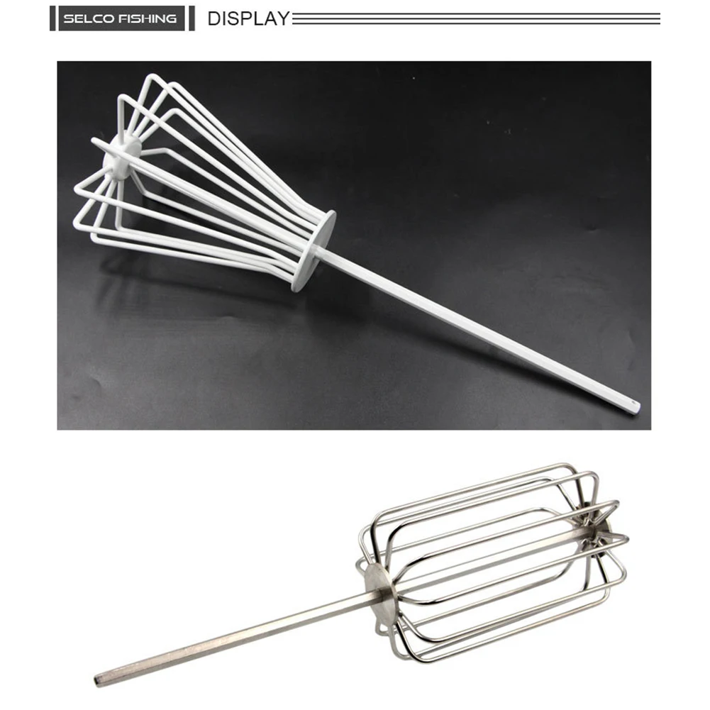 

Groundbait Mixer Fishing Bait Carp Whisk Mixing Stainless Steel Tackle Accessory Fishing Lures Angler Equipment Tools