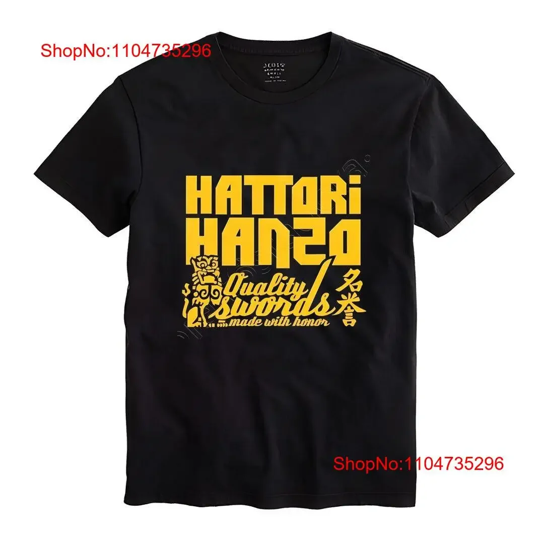Фото Футболка Hattori Hanzo, мужская, черная, размер S 5XL, винтажная, растянутая, дизайнерская одежда, слегка дышащий топ для повседневной носки №1