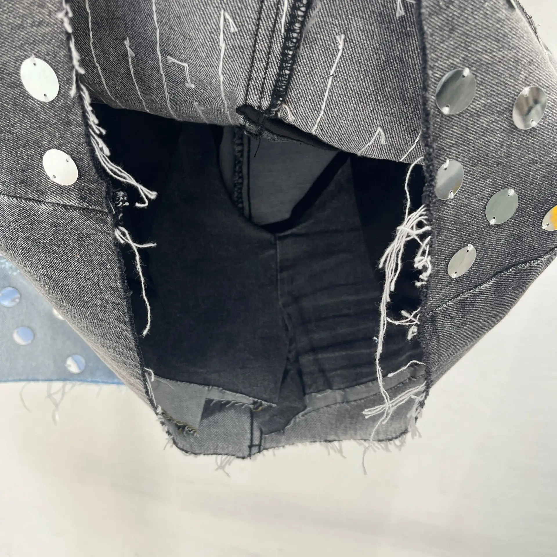 Черная юбка Облегающая джинсовая в Корейском стиле Новинка лета 2024 модные