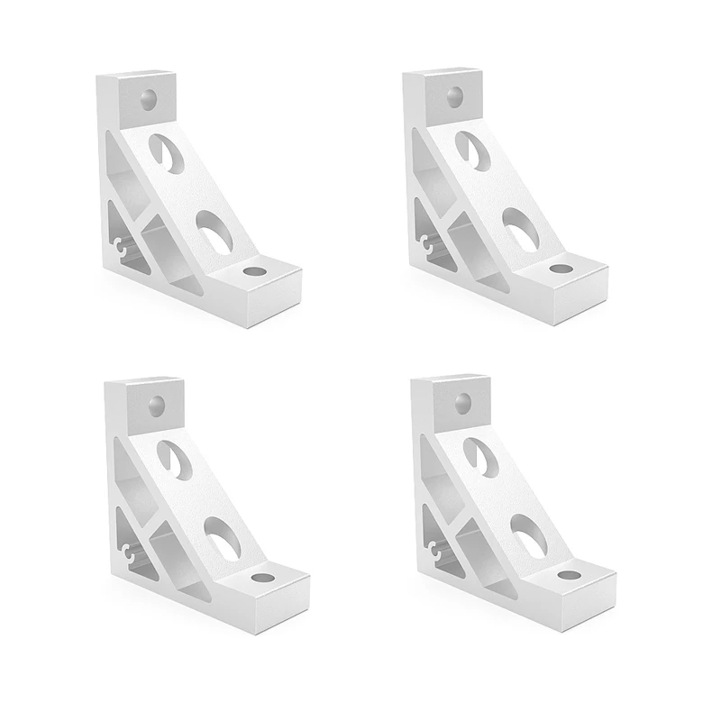 

4psc 80 High Vertical Aluminum Angle Code Fixings Aluminum Profile Accessories Connecting Bracket Profile Angle Pieces 4040 Extr