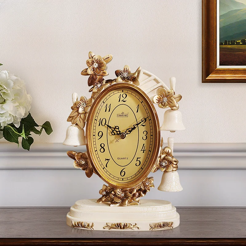 

Nordic Living Room Table Clocks Bedside Decor Retro Creative Table Clocks Pendulum Large Reloj Decorativo Home Decoration Luxury