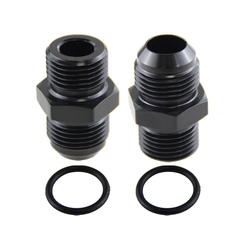 2PCS G1/2" to Metric AN10 Adaptor Fitting For Oil Cooler Radiator Turbo Kit