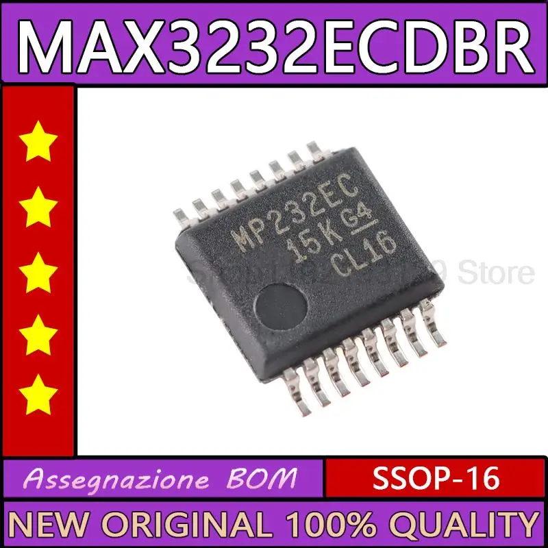 

5 шт./лот новый оригинальный max3232ecdbr ssop-16 line driver/приемный чип