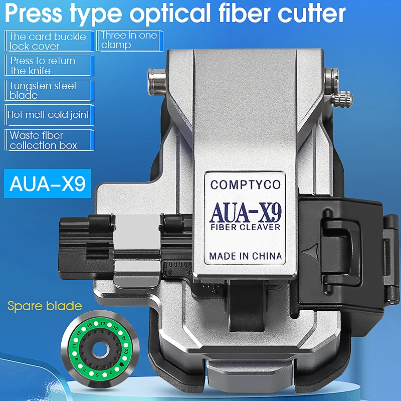 Mayto FTTH High-precision AUA-X9 For Cold Joint/Hot Melt Optical Fiber Cleaver Machine