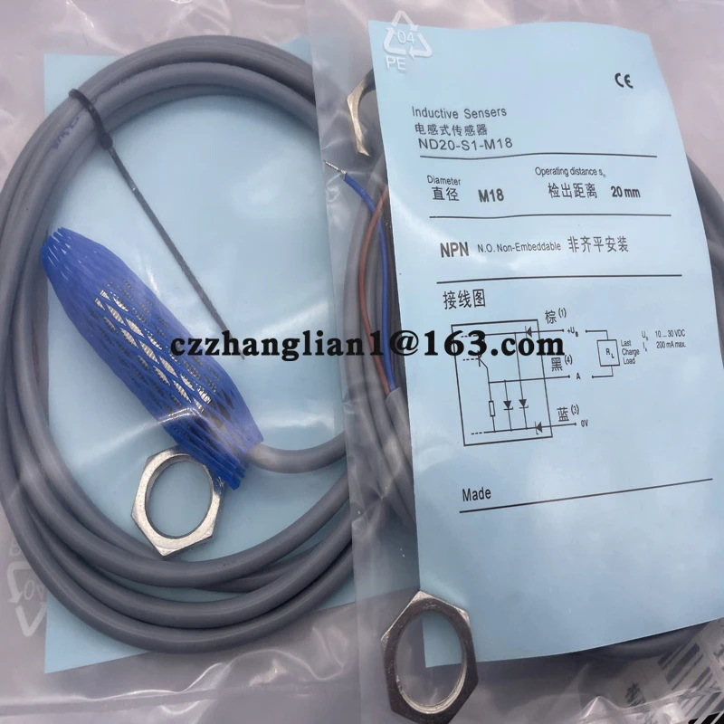 Совершенно новый бесконтактный переключатель ND12-S1-M18 ND12-S2-M18 ND12-S3-M18 ND12-S1S1-M18 ND12-S2S1-M18