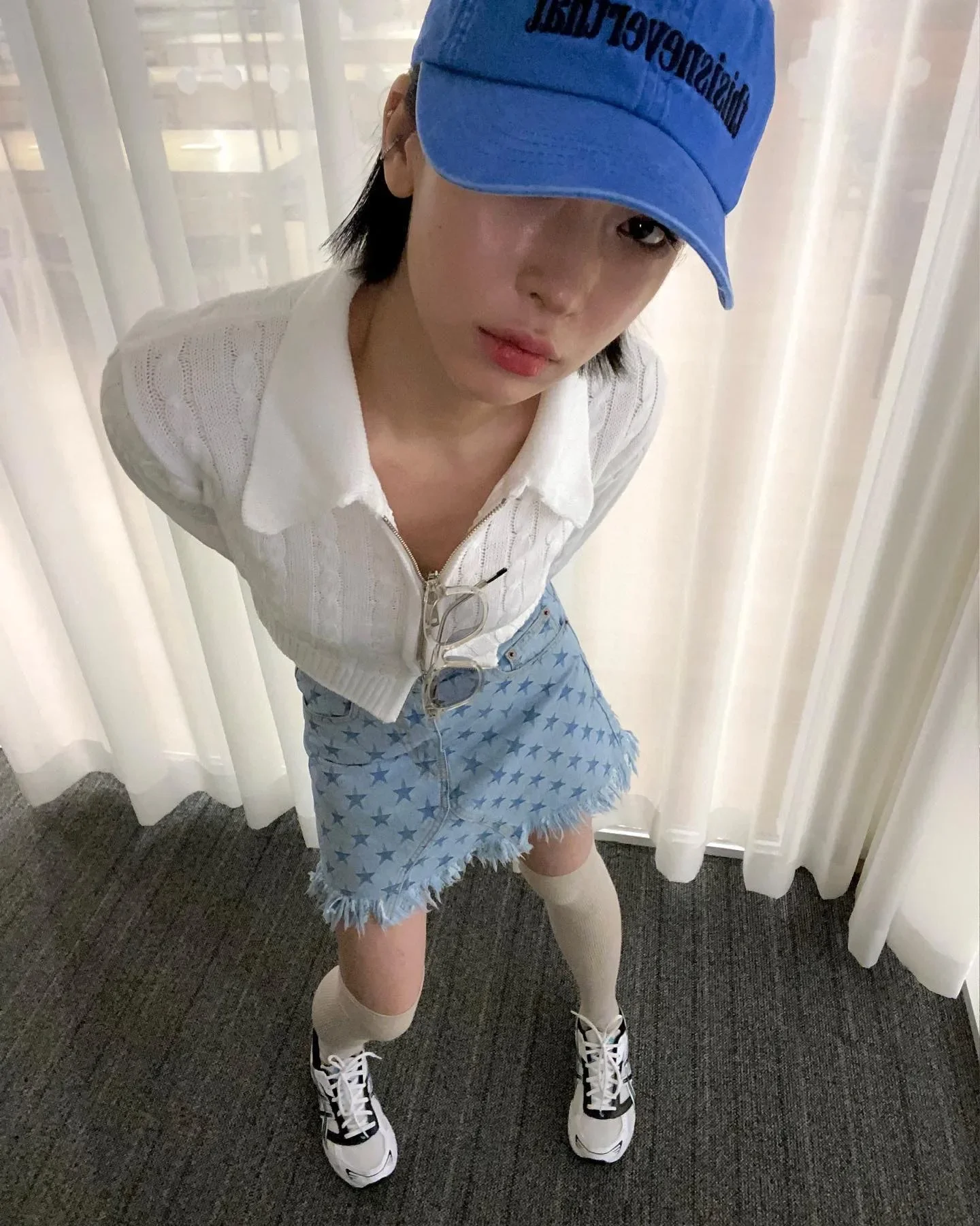 Летняя джинсовая юбка со звездами новая дизайнерская рваная мини-юбка А-силуэта