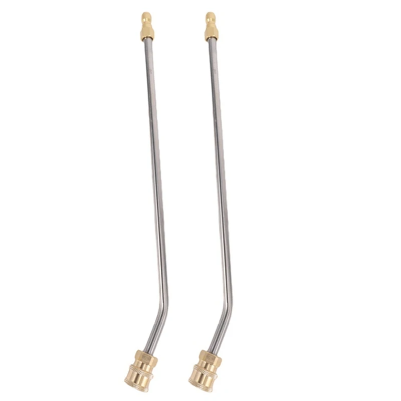 

2 Pcs Washer Extension Gutter Cleaner Attachment Cleaner Attachment Accessory For Lance/Wand 1/4 Inch Quick Connect