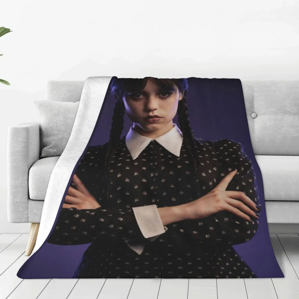 

Детское одеяло с флисовой подкладкой, с принтом