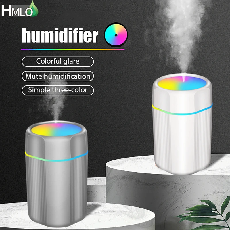 300ml Air Humidifier Aroma Essential Oil Diffuser With Night Light Cool Mist For Bedroom Home Car Plants Purifier Humificador