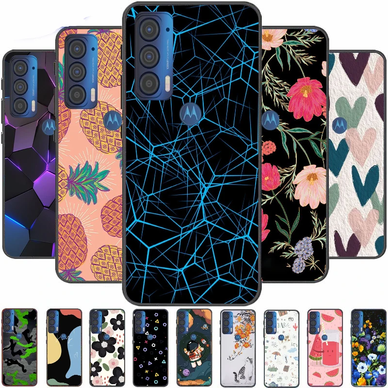

Case For Motorola Moto Edge 2021 Cover For Moto Edge 2021 Cases Back TPU Bumpers Motorola Edge+ 2020 Plus Oil Painting