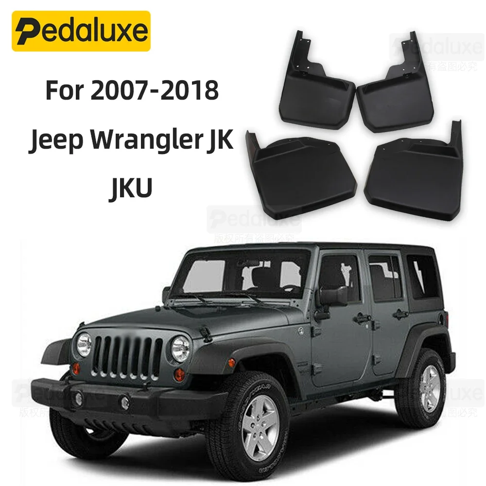 Оригинальный OEM комплект брызговиков Mopar для Jeep Wrangler JK JKU 2007-2018 гг.