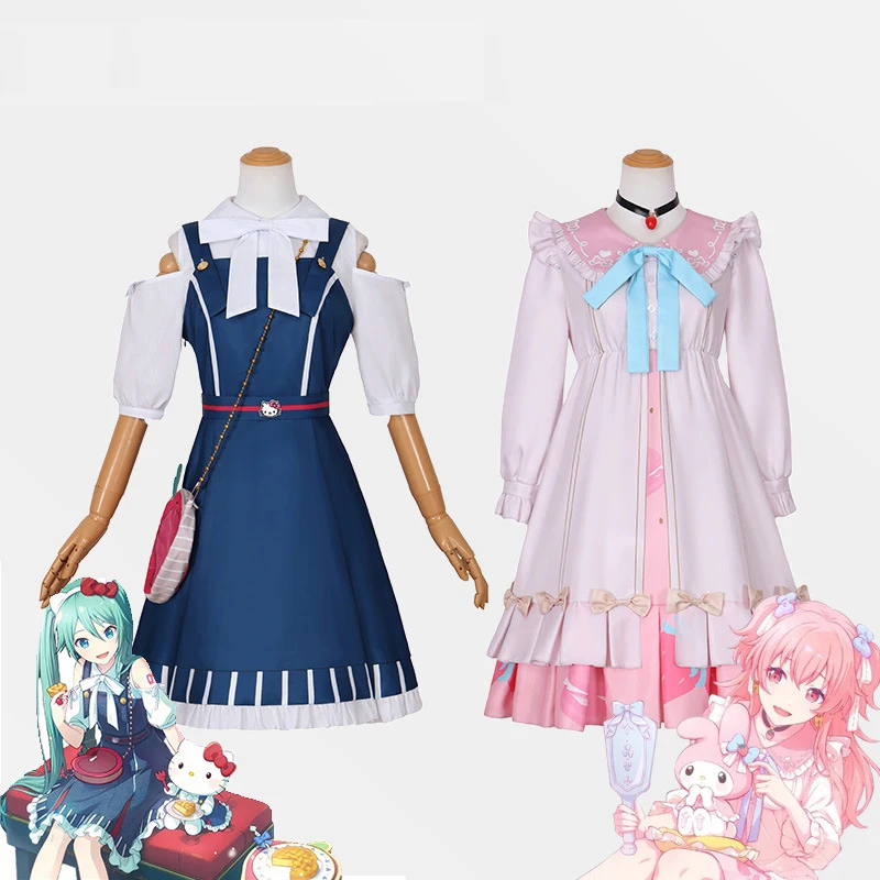 Фото Новое поступление проекта Sekai Colorful Stage Shizuku Cos Otori Emu Momoi Airi Косплей Костюм Униформа Платье Костюм для ролевых игр Необычные №2