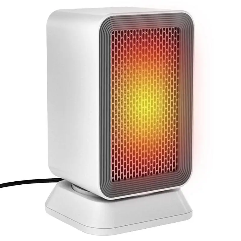 

Electric Heater Mini Eclectic Space Heater Fan 3 Adjustable Temperature PTC Ceramic Desktop Heater High Output Fan For Home