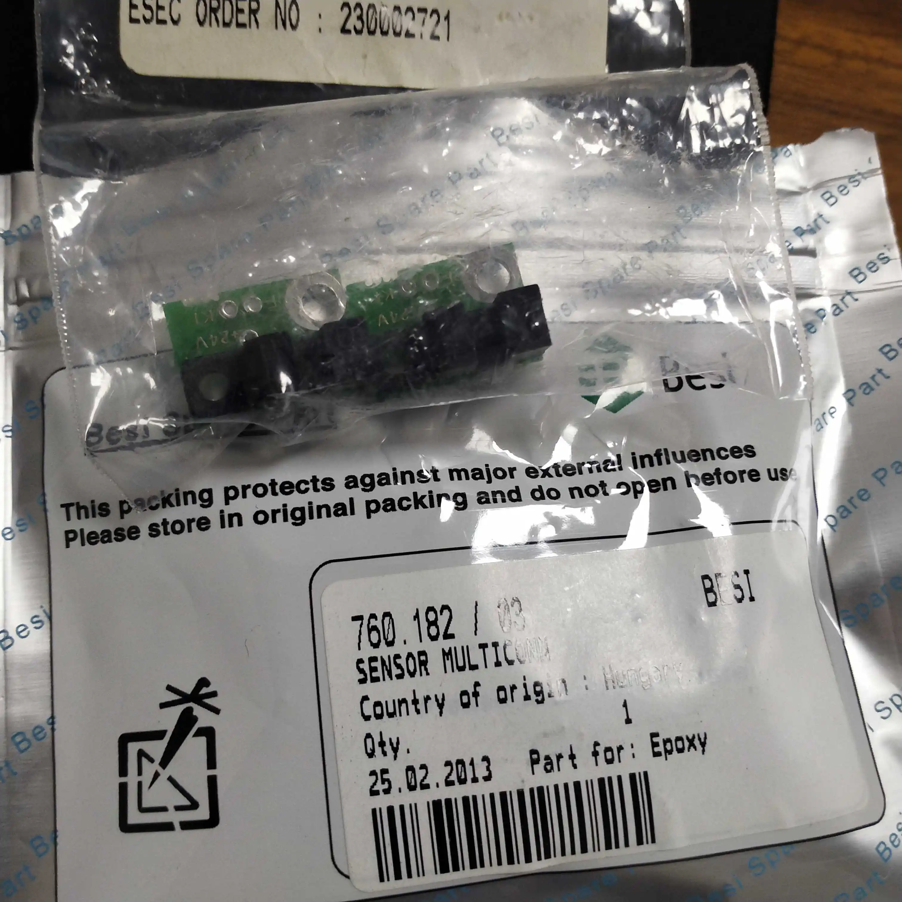 Электронный компонент Esec 760.132 Price consultation customer service