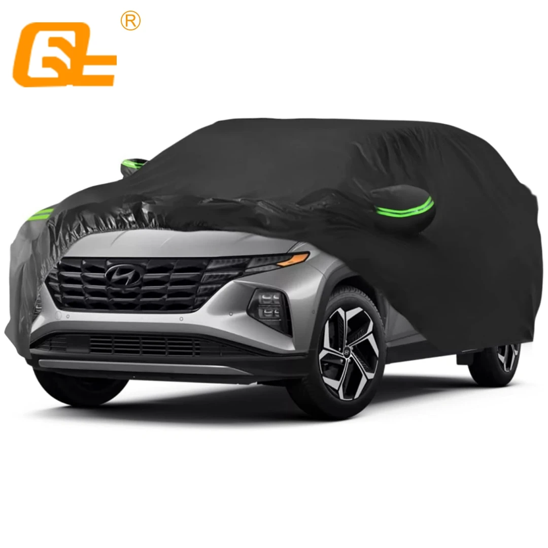 

Водонепроницаемый автомобильный чехол для Hyundai Tucson 2020-2024, снежный, дождевик, града, солнце, УФ-пыль, защита от снега, полный открытый, в помещении, на открытом воздухе