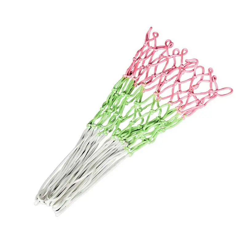 

Nylon Polyester Thread Basketball Rim Mesh Net Standard Sports Basketball Net Outdoor Sports Basketball Net Basketball Supplies