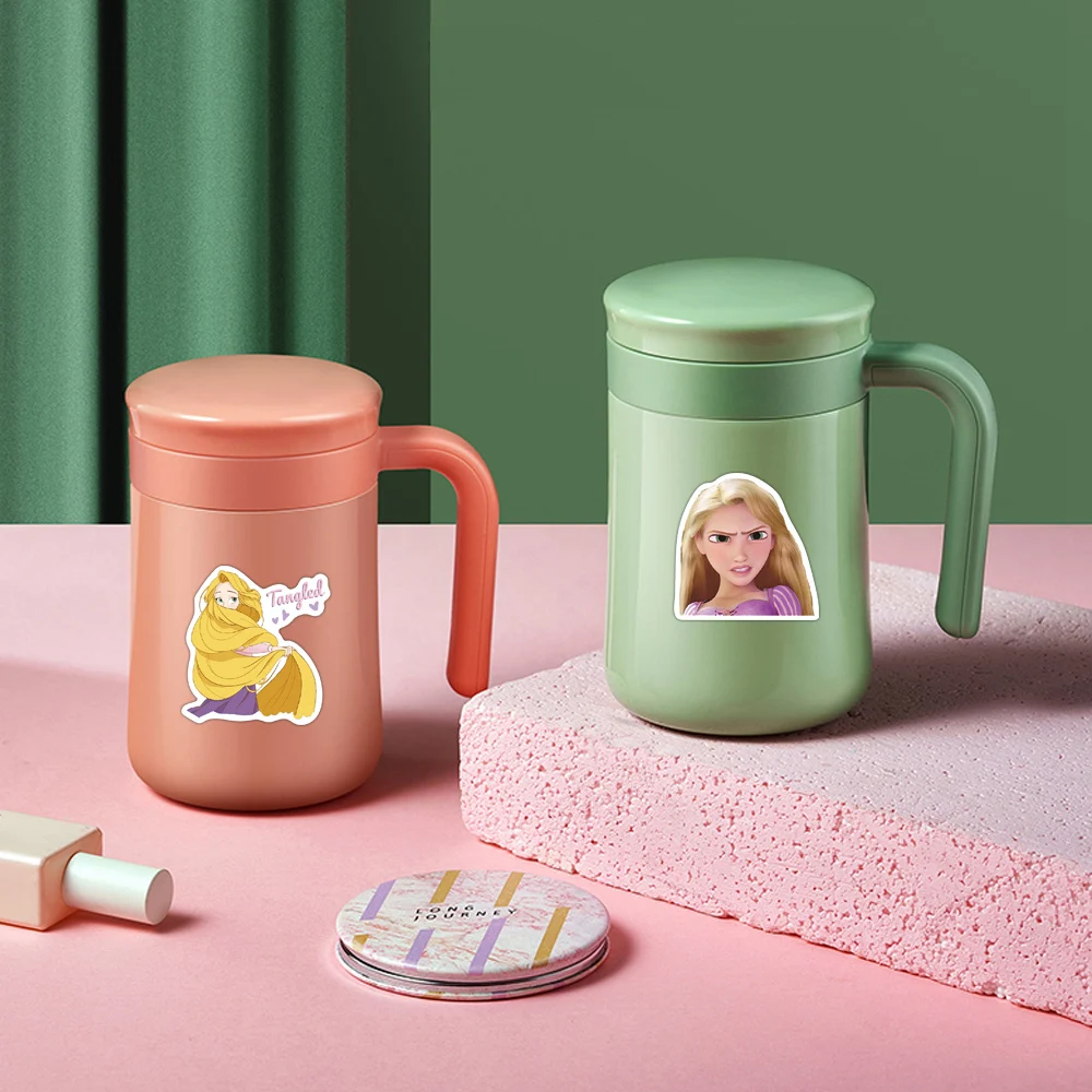 Наклейки Рапунцель из мультфильма Disney водонепроницаемые наклейки сделай сам для