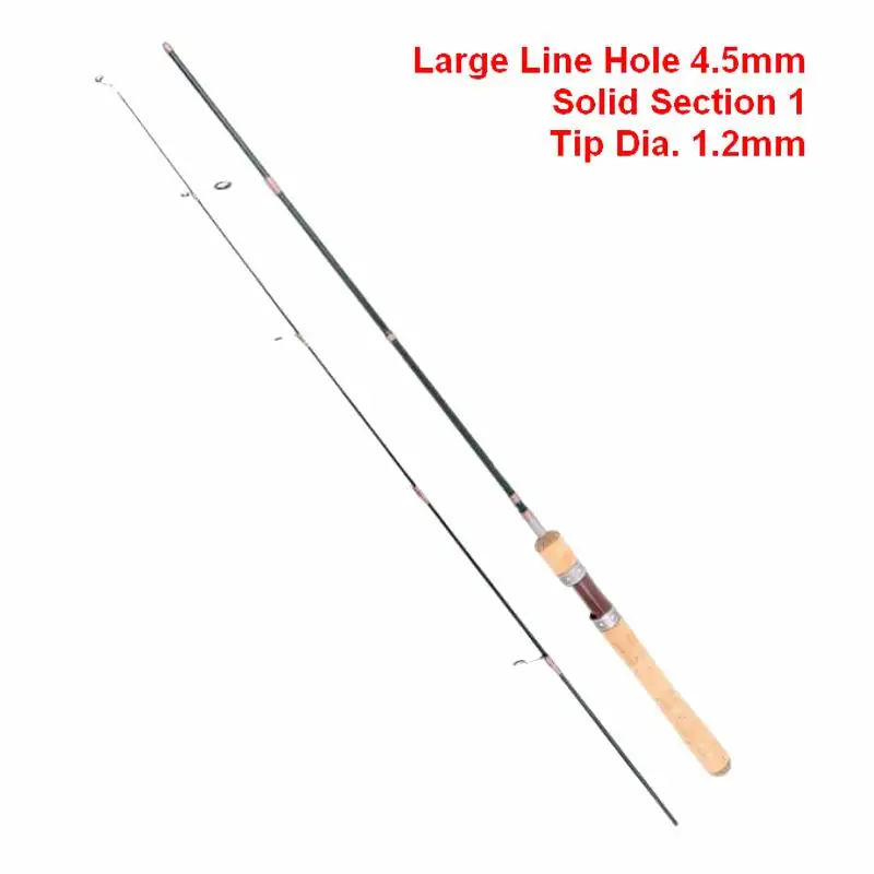 

ZZ296 L Fast 1.68m 1.8m 1.98m 2.1m Spinning Lure Fishing Rod Carbonfiber Tip 1.2mm Line Hole Dia. 4.5mm Solid Tip X Wrapped