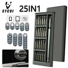 Набор отверток, комплект из 24 магнитных насадок для ремонта смартфонов и ПК