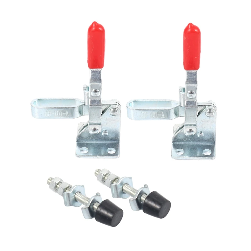 

U-образный фланцевый зажим 101A для столярных работ с вертикальным основанием, 2 шт., 50 кг, 110 кг