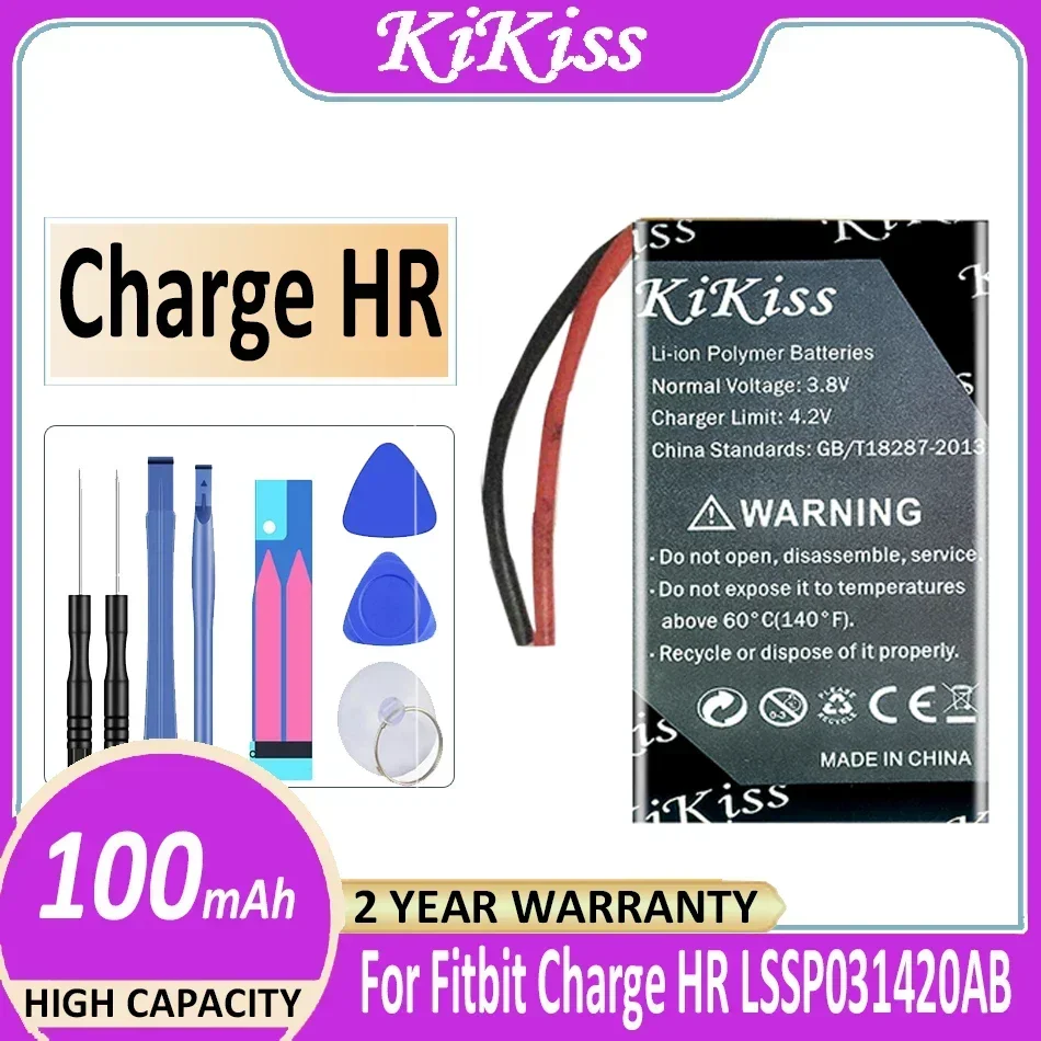 Мощная батарея KiKiss для Fitbit versa3 versa 3/Alta HR One Surge Charge LSSP031420AB 401415/401515 FB502 LSSP321830 Ionic