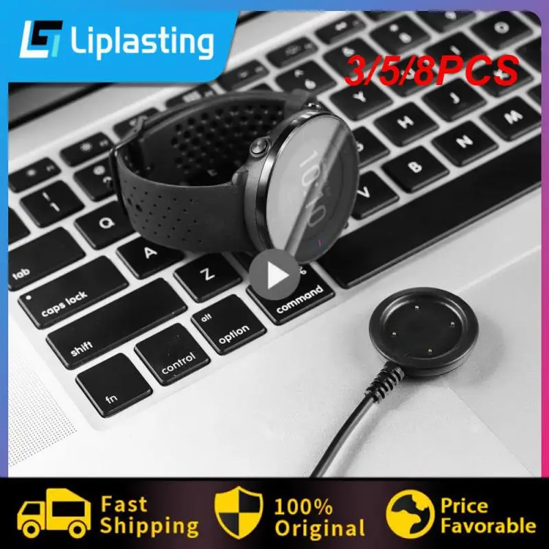

3/5/8PCS 1m Charging Cable For Polar Vantage M2/v Charging Adapter Magnetic Dock Data Function Charging Dock Base Fast Charging
