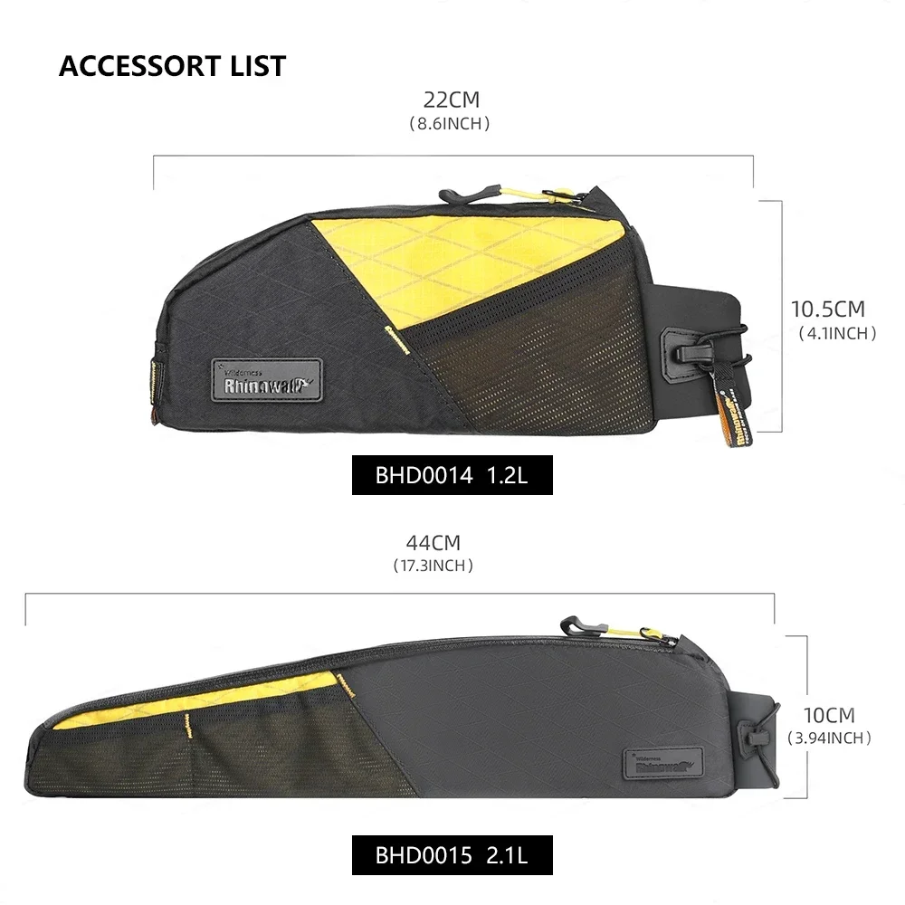 Сумка на переднюю раму велосипеда Rhinowalk 1 2 л/2 л