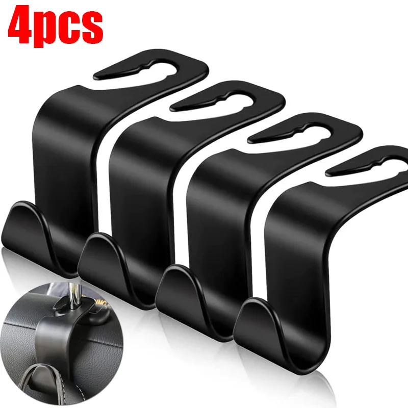 

Универсальная Вешалка-крючок на подголовник сиденья автомобиля, крючки-органайзер на заднее сиденье автомобиля, держатель для сумки, аксессуары для автомобильного интерьера