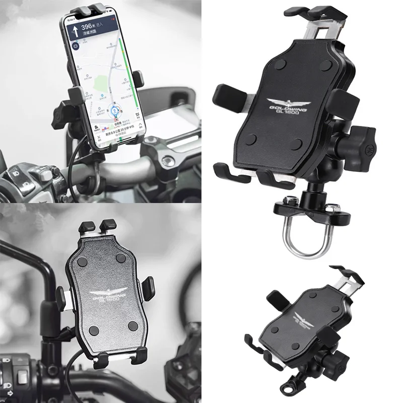 

2023 New Motorcycle Accessories handlebar Mobile Phone Holder GPS stand bracket For Goldwing1800 GL1800 F6B 2002-2017