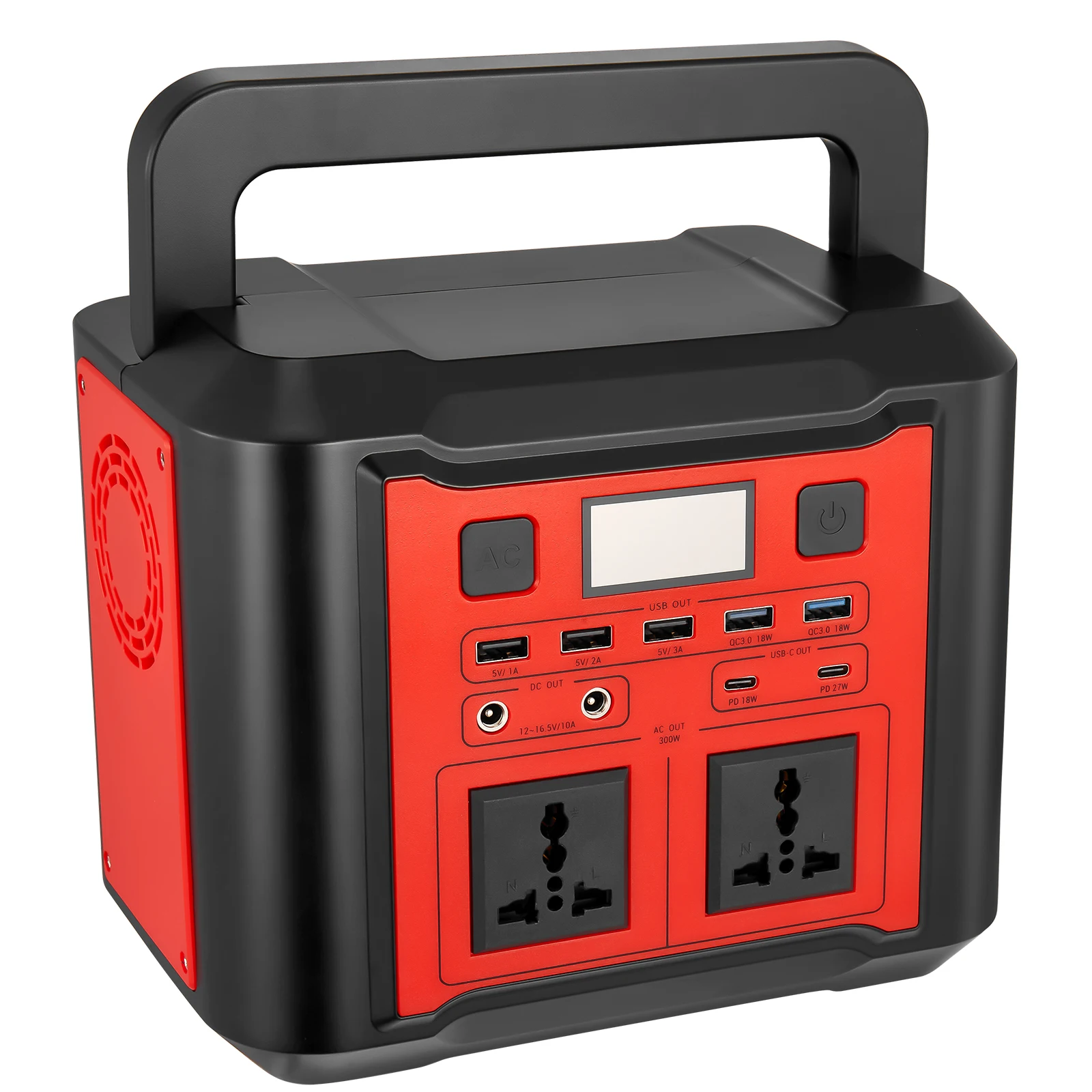 

Emergency Power Station 300W 500W Portable Solar Generators for Home Use Backup Battery