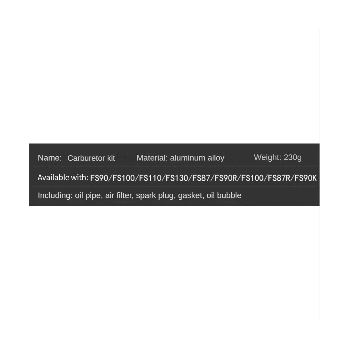 Для карбюратора FS87 90 100 110 набор FS90R 87R S90K