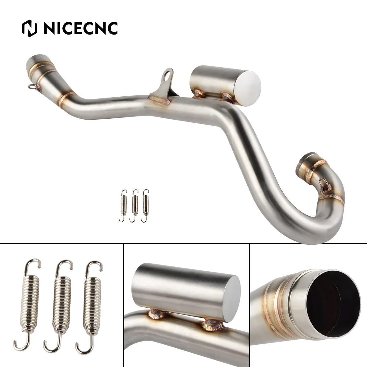 

NiceCNC выхлопная головка труба для KTM SXF XCF 250 SX250F XC250F 2013-2015 Husqvarna FC250 2014 2015 мотоциклетная средняя Соединительная труба
