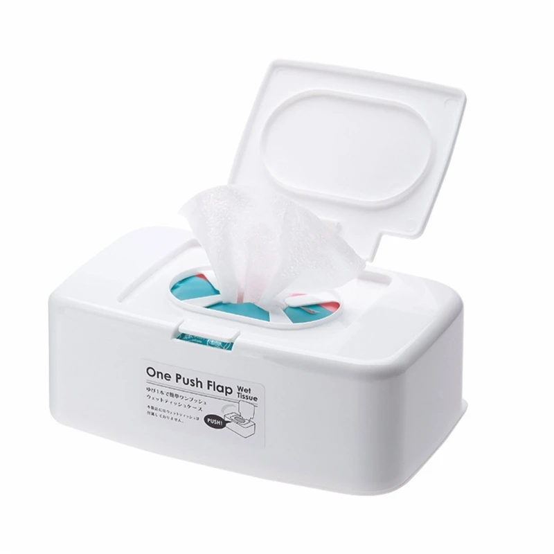 

ortable Tissue Box Cotton Swab Storage Box For Car Home Office Desktop