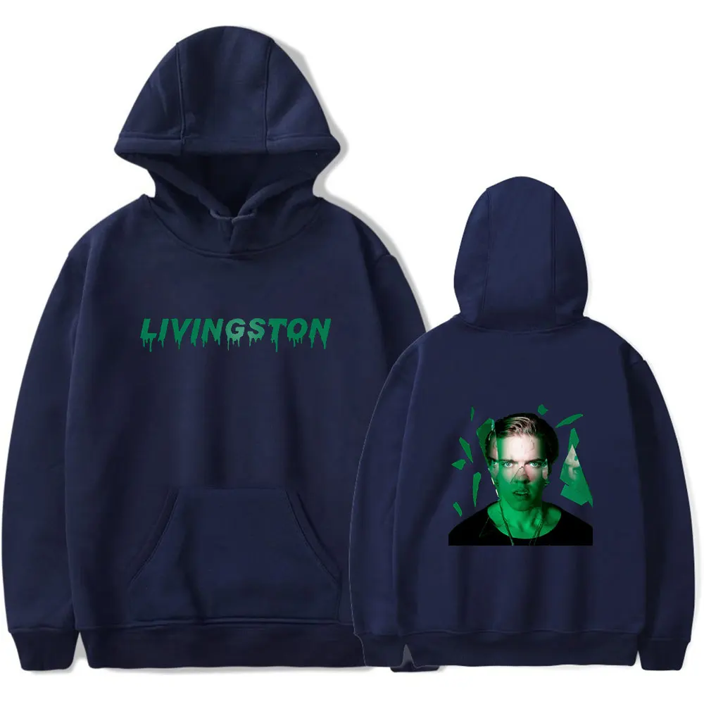 Livingston 2024 толстовка с карманом и шнурком уличная одежда мужские/женские толстовки