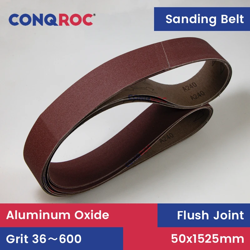 5 шт. 50x1525 мм шлифовальные ленты из оксида алюминия 2 